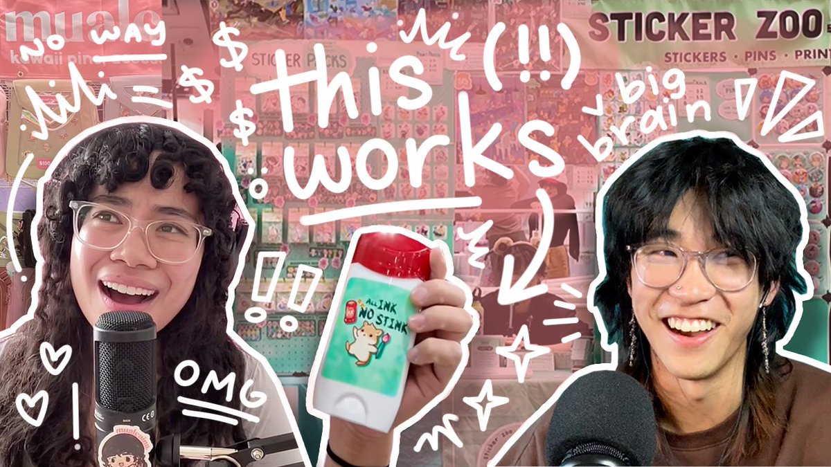 💖 New pod ep ft Sticker Zoo Designs where we discuss how to vend at college fairs, networking with other artists, &amp; our thought process behind making social media &amp; vlog content 🤳🏼 #ArtistAlley #smallbusinesstips 

youtu.be/4dHvDz5uQlc&li…