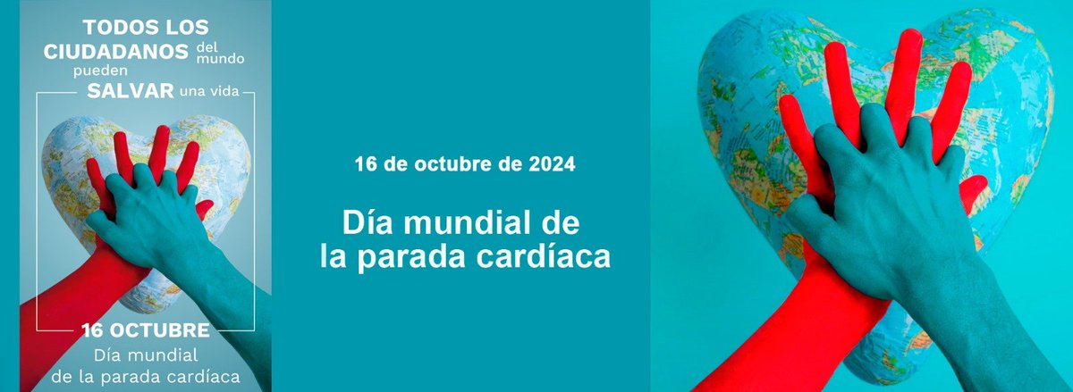 semicyuc's tweet photo. ❤️‍🩹 Hoy celebramos el #DíaMundialdelaParadaCardiaca, 
 que pretende concienciar de la importancia de que todos aprendamos a realizar una resucitación cardiopulmonar.
👐 Tus manos salvan vidas
👉 ¡Consulta las recomendaciones del @PlanNacionalRcp!
🖥️ https://t.co/4R0LEaoSW9 https://t.co/dYzpihyXTl