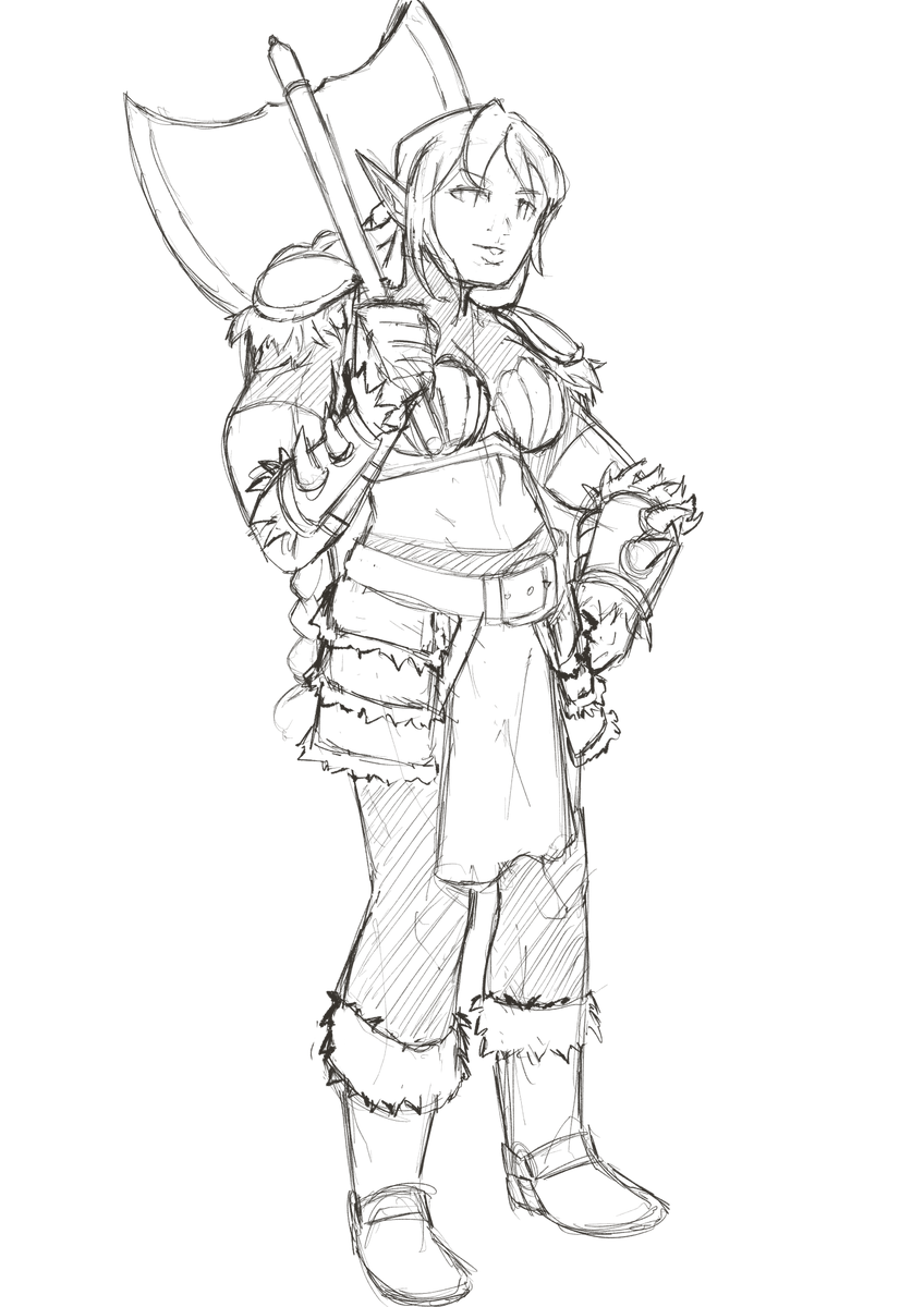 meechartz's tweet photo. Starting a bit early before my raid train slot. Drawing some of my D&amp;D friends. Come join! https://t.co/dOZiNHsspw https://t.co/kMogkxMRn1