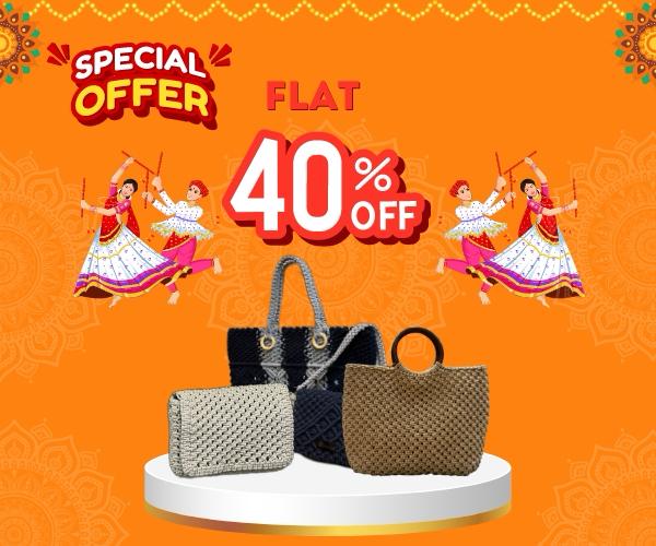 eshtyles's tweet photo. 🪔Happy Navratri &amp; Start of Festival Seasons from Eshtyles - A House of Handmade Products 

 FLAT 40% on All Products
🎁 DISCOUNT CODE - FEST40 🎁
Macrame Handcrafted Products Range 👇 
🛒 Shop Now - https://t.co/r1ixe0ytZe
🛍️ 📞- +91 9971996419 for Customisation, More Details https://t.co/FcQfX1a1G3