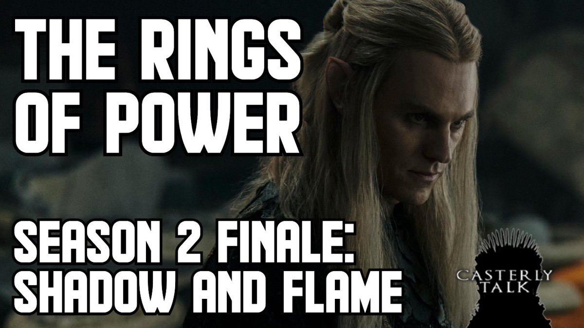 TONIGHT! 💍 #TheRingsOfPower S2 has ended, and we have SO MUCH to discuss. Eregion, the Durins, the Faithful, and a certain wizard’s name! Plus, we raise a glass to our fallen characters. Gonna be an emotional chat! 🎙️ 

Join us LIVE at 10:00 pm EST: youtube.com/watch?v=bVVHYY…