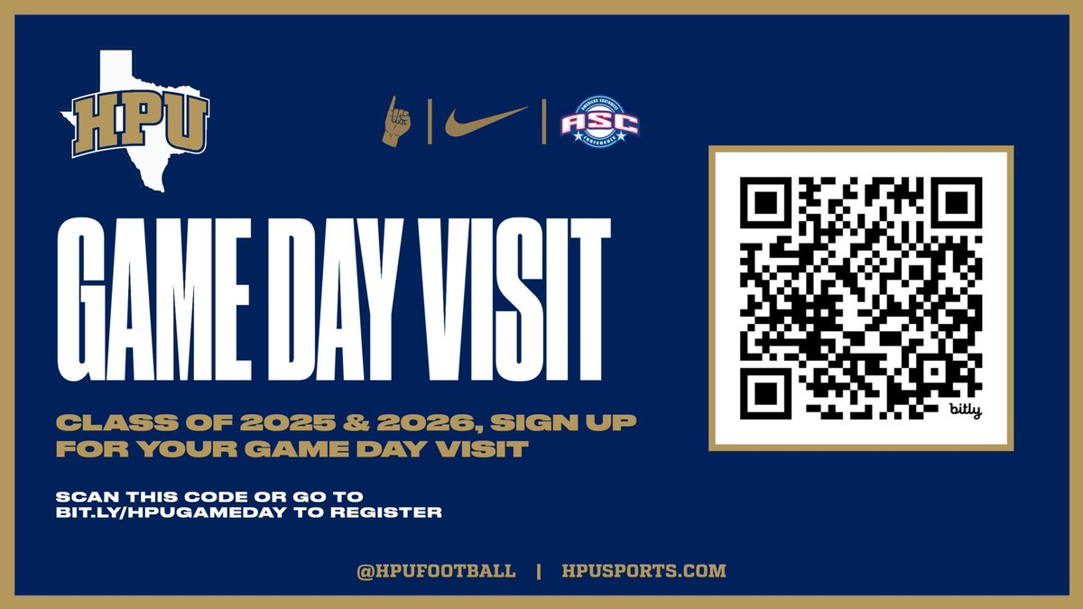 EasonJaxon's tweet photo. Thank you for invite!! @CoachBachtelHPU @CoachRCollins @CoachHuey @CoachGainesRec @CS_Fball @TheCoachBeatty https://t.co/eLbALe2Qtq