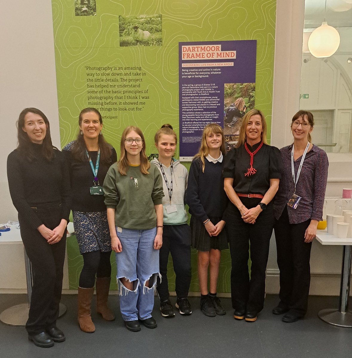 We were pleased to attend the launch of the  Cafe display: Dartmoor Frame of Mind - RAMM (rammuseum.org.uk) for which we are lead partner.

Some of the Dartmoor Youth Rangers joined at the Royal Albert Memorial Museum to celebrate the artistic achievement of their peers.