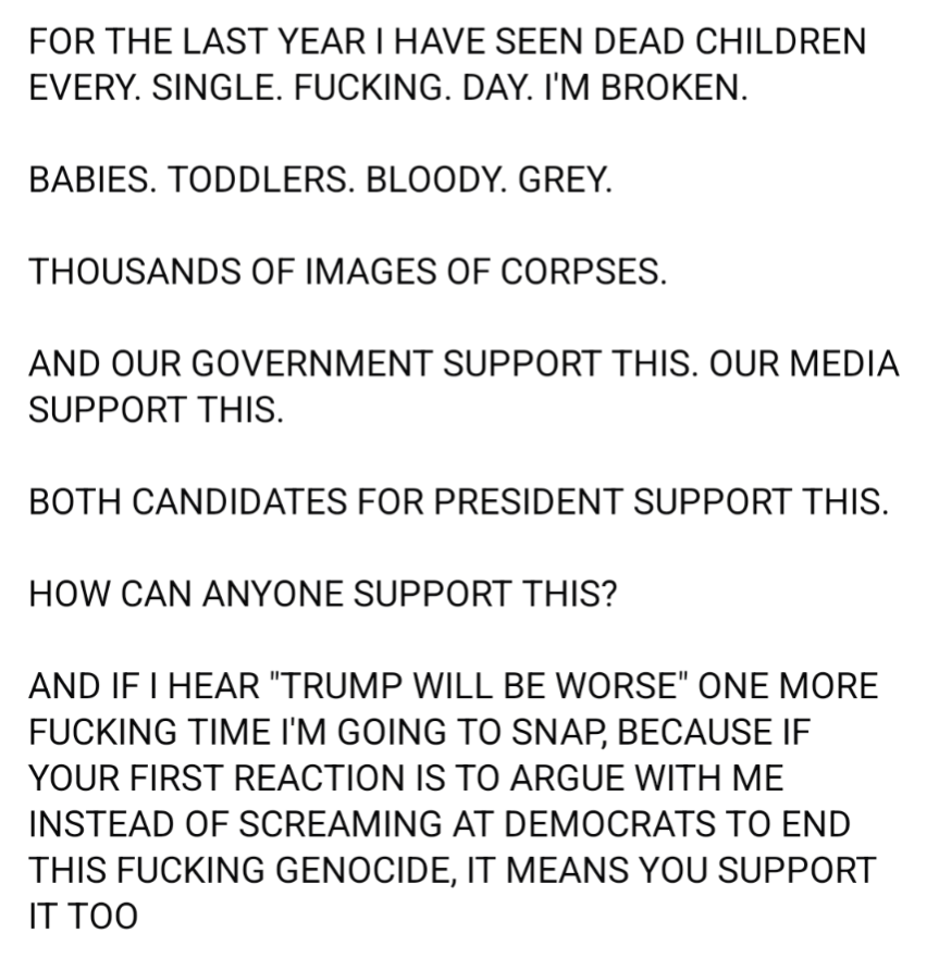 i have something to say...