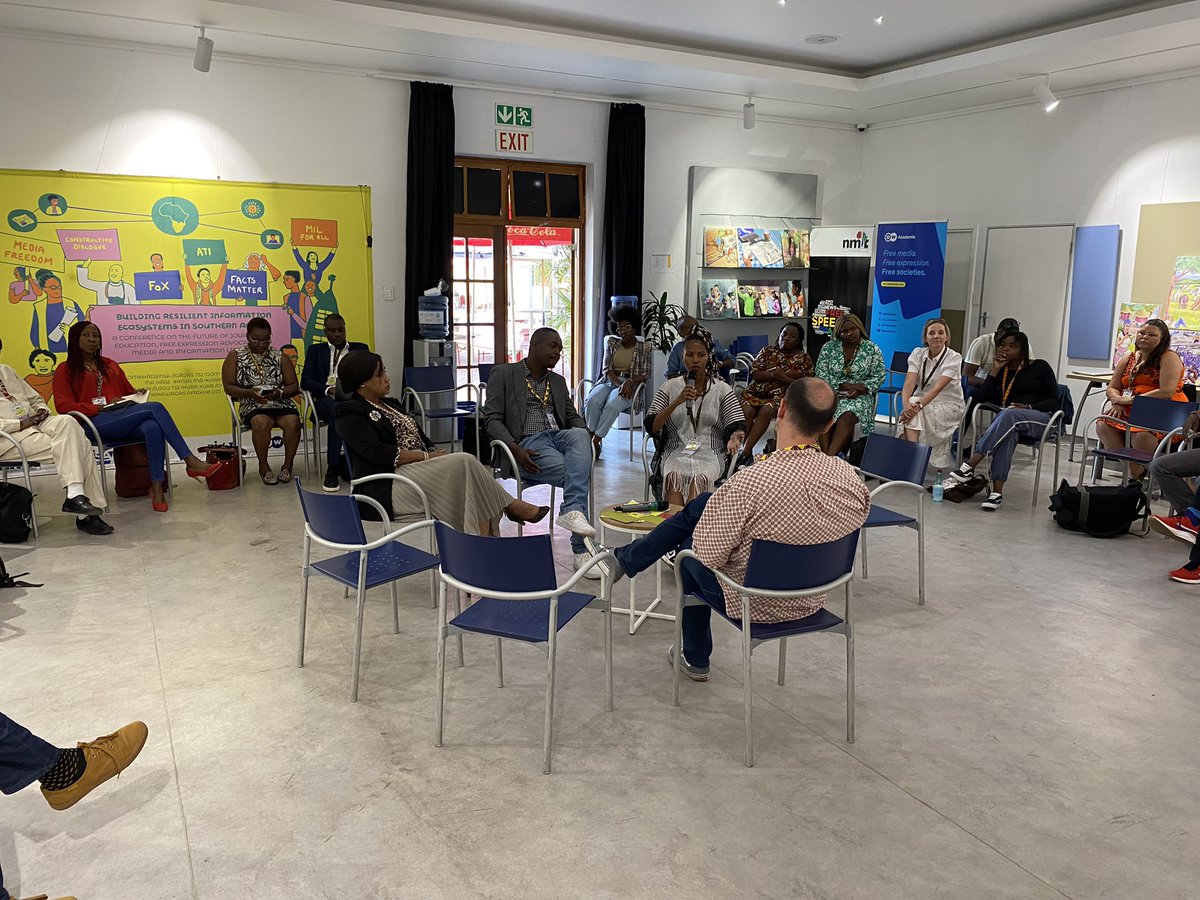 communitypodium's tweet photo. It's the close-out of the 2024 #JournalismEducation conference and contributing on the way forward, CP's Programs Lead shares the need to have an inclusive information ecosystem, cognisance of information needs of various groups, including PWDs & youths
#MILEducation
#MIL4ALL https://t.co/MJVEql0QAu