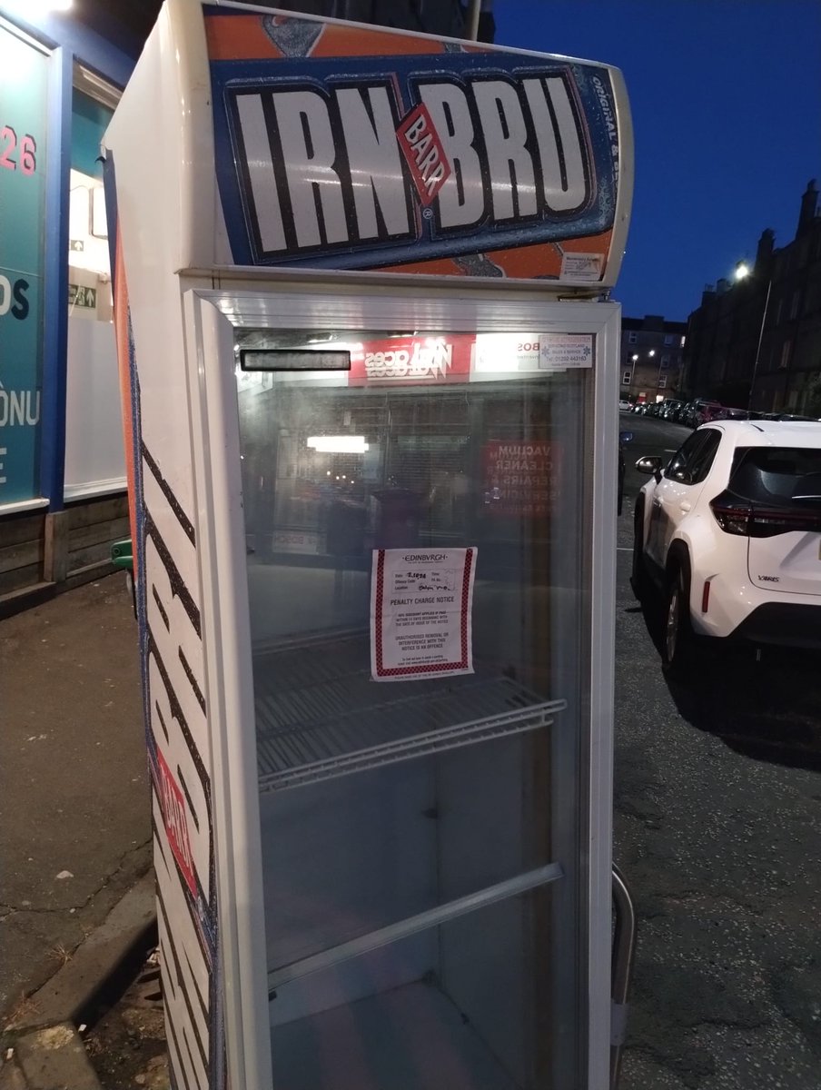 Can’t park your fridge anywhere these days