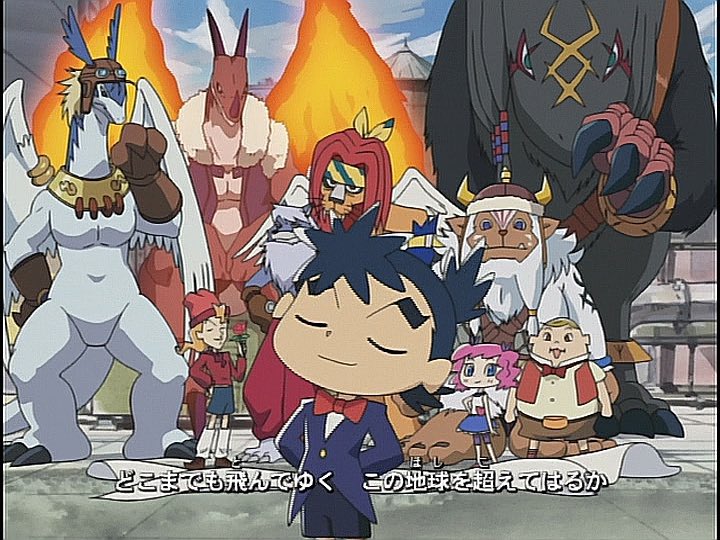 OPが、ニューヨークの摩天楼をシュウを乗せたシロンが飛び回るっていう