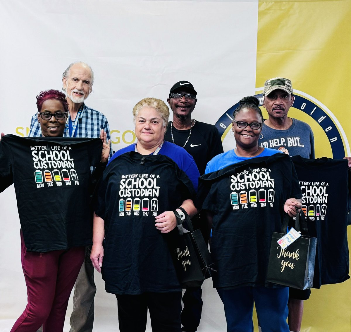 Dr. Anthony K. Johnson (@akjohnsoneds) on Twitter photo We appreciate our awesome custodial staff! Your energy and expertise is valued! #SnelsonStrong #EveryPersonImpactsCulture #EPIC <a href="/SGTheBestNest/">SnelsonGoldenMS</a> <a href="/LibertyCoSchool/">Liberty Co. Schools</a> <a href="/involved_in/">Parents Involved In Liberty County Schools</a> We appreciate our awesome custodial staff! Your energy and expertise is valued! #SnelsonStrong #EveryPersonImpactsCulture #EPIC <a href="/SGTheBestNest/">SnelsonGoldenMS</a> <a href="/LibertyCoSchool/">Liberty Co. Schools</a> <a href="/involved_in/">Parents Involved In Liberty County Schools</a>