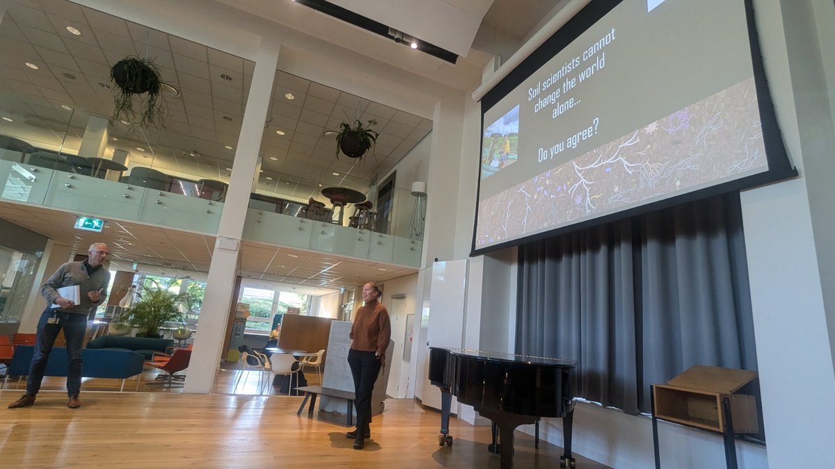 Stefan Geisen (@stefan_geisen) on Twitter photo What a statement from <a href="/e_hannula/">Emilia Hannula</a>
Agree! In discussion it becomes clear that all should become a little #soil #scientists to make soil health & #OneHealth better! What a statement from <a href="/e_hannula/">Emilia Hannula</a>
Agree! In discussion it becomes clear that all should become a little #soil #scientists to make soil health & #OneHealth better!