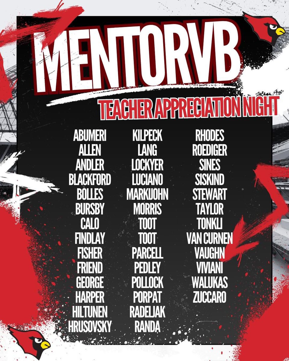 Mentor Volleyball tweet media