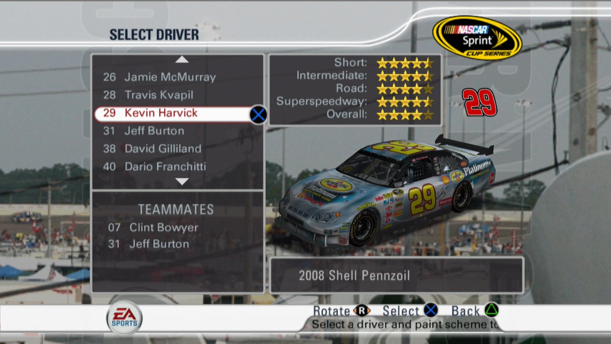 SledgeLIX's tweet image. As I thought, NASCAR 09 PS2 CUP and NW cars texture mapping its the same as the PS3-Xbox 360 version.
Awesome work by @AJFay77 making a build of PCSX2 in order to let us make textures replacements for 2004 - 06-07-08 Games! #nascar #ps2 #pcsx2 #textures #replacement #emulator