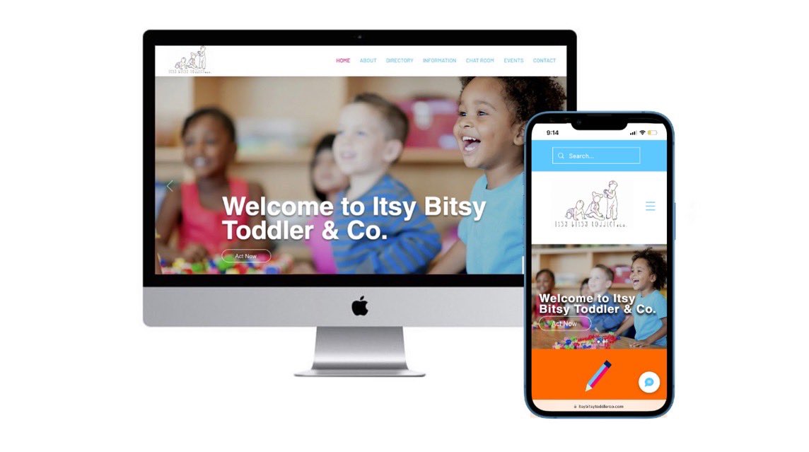 DesignU_'s tweet image. Website developed for our client Itsy Bitsy Toddler &amp;amp; Co. 

For website design services send us an inquiry at designu.co 

#website #websitedesign #daycare