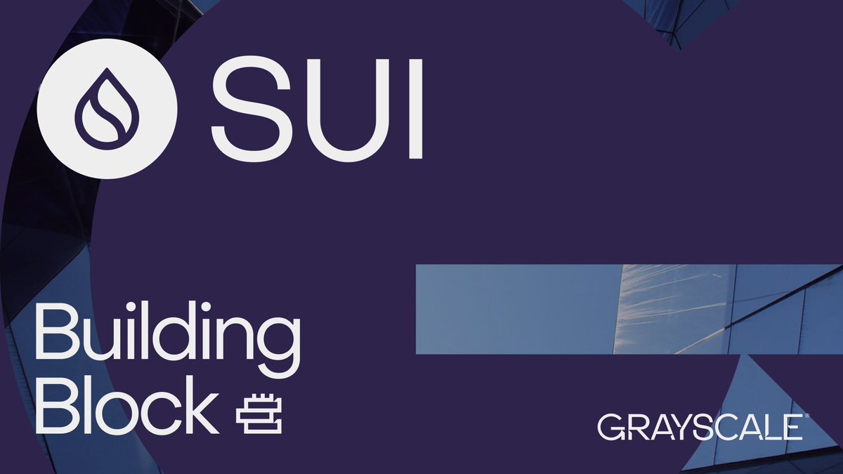 $SUI is a third-generation blockchain that is designed to address the challenges of scalability and transaction costs with its innovative design.

Read the $SUI building block: grayscale.com/research/repor…