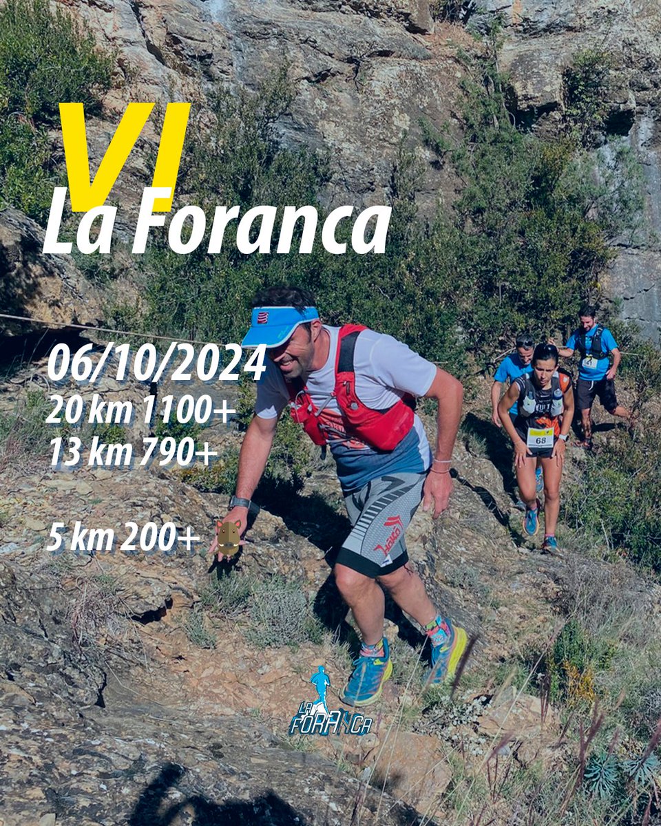 Ja la tenim aquí, la dotzena i penúltima parada del Circuit Fer, a <a href="/laforanca/">LaForanca</a> !

Serà l'última oportunitat dels participants del CF Petit per per decidir les classificacions.

📆 6/10/24 
📍 Alàs 
📏 20 km 1100+ 
13 km 790+ 
5 km +200 (CF Petit) 

Gas!

#CircuitFer #LaForanca