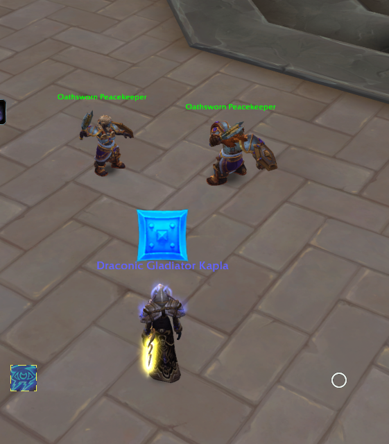 Can these two guys stop whacking each other for ONE SEC