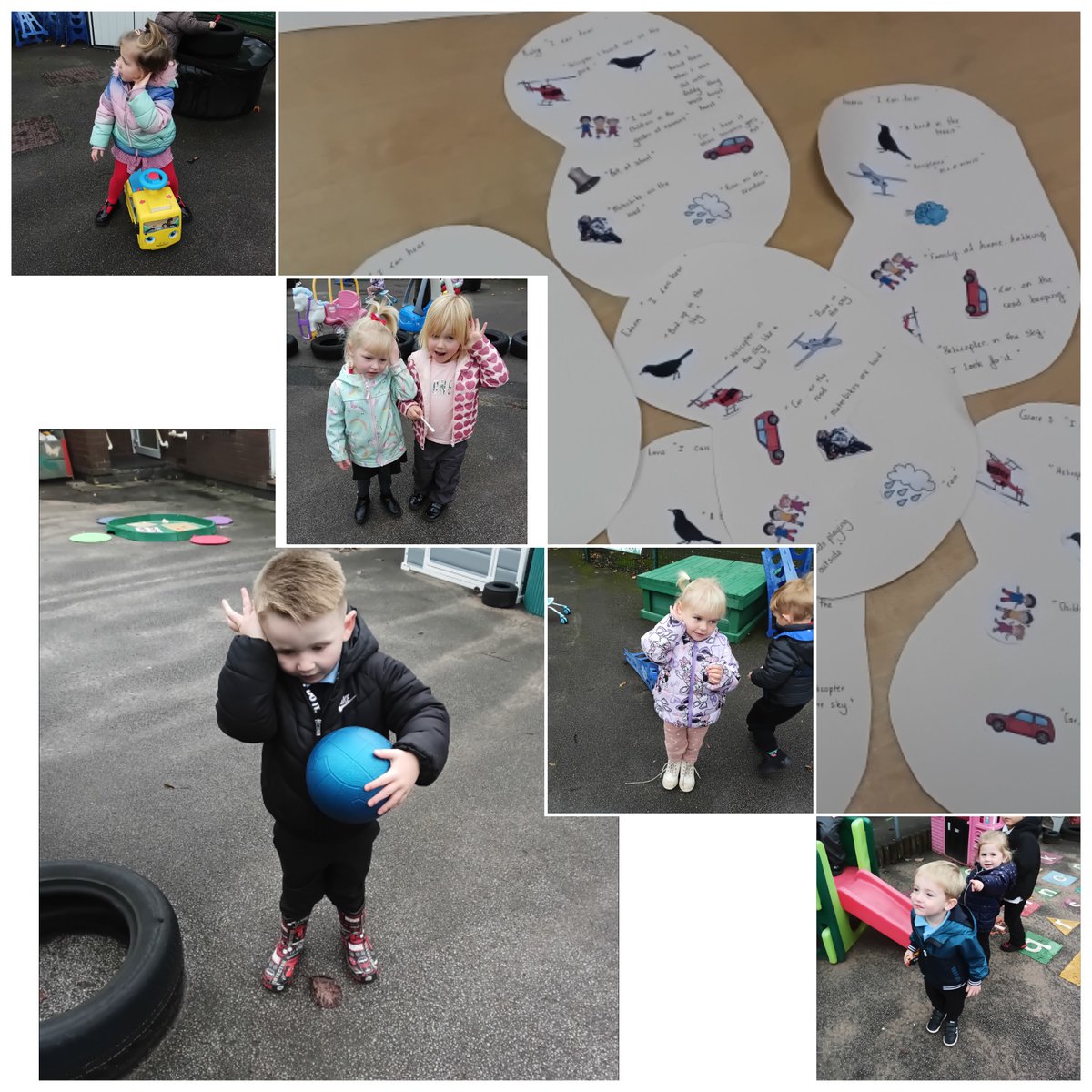 FS1AngramBank's tweet photo. We have been learning about our senses. Take a look at all the things we heard in nursery . https://t.co/mqVW0C25en