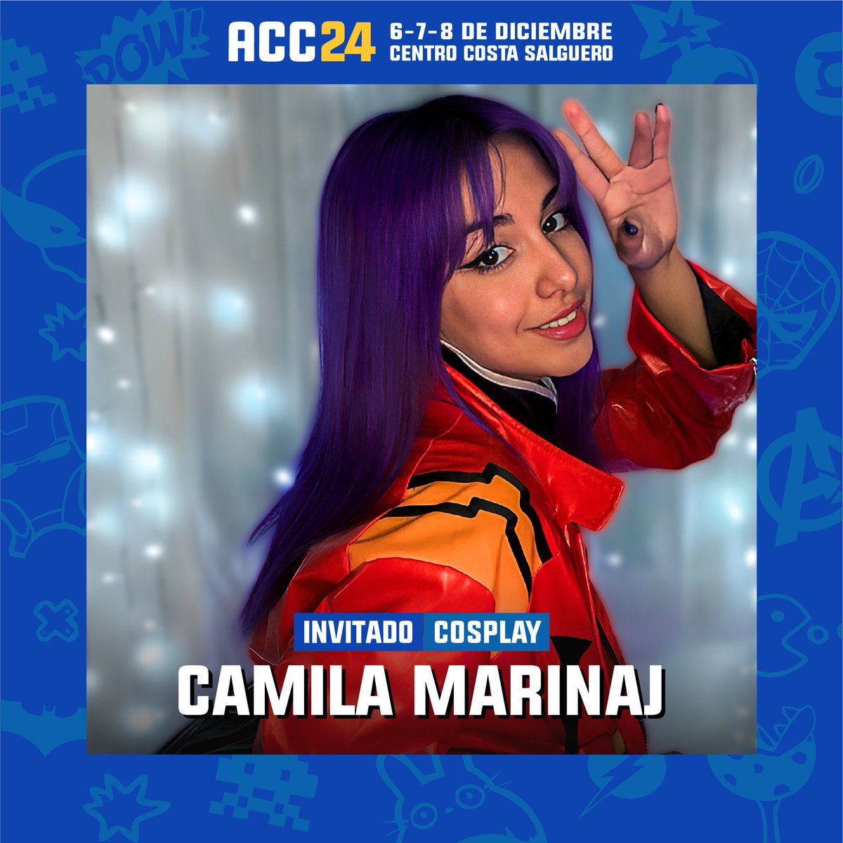 ArgComicCon's tweet photo. 🎭 ¡Te seguimos presentando a los #cosplayers invitados de la nueva edición de #ComicConArgentina! 🎉
#ArgentinaComicCon #CulturaPop #Diciembre #NoTeLoPierdas #Cosplay #cosplayargentina #cosplaylife #cosplaycommunity #cosplaylove #cosplaygirl #cosplayguys #cosplaylatam https://t.co/h71y8TcK3n