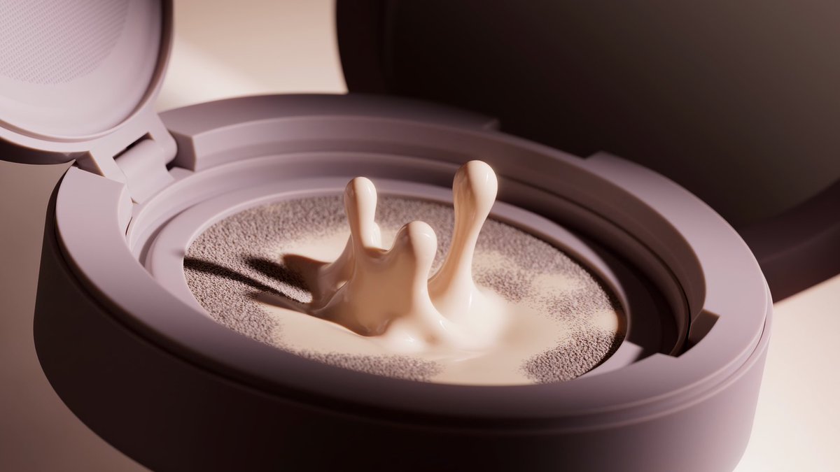 verso_studio_'s tweet photo. Explore the finer details of the Misty Long-wear Air Cushion, where every feature comes together. 

#VersoStudio #CGI #3D #C4D #Motion #ProductDesign #BeautyDesign #Inspiration #Fashion3D #Houdini #redshift #VisualArt #MakeupArt #LuxuryBeauty #InnovativeBeauty #DigitalDesign https://t.co/luUdt0NFxD