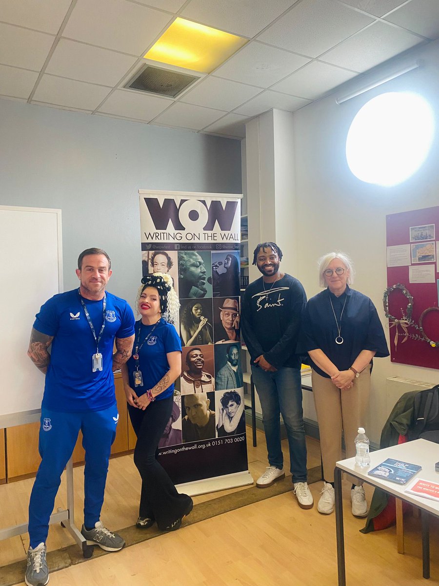 🫶  As part of #BlackHistoryMonth, our #PLKicks programme teamed up with <a href="/Blue_Saint/">Blue Saint</a> and <a href="/wowfest/">Writing on the Wall</a> to deliver a spoken-word workshop focused on 'Identity.' 

This is part of a new partnership with alternative education provider, <a href="/empsolneet/">Employability Solutions</a>, which aims to support young people from