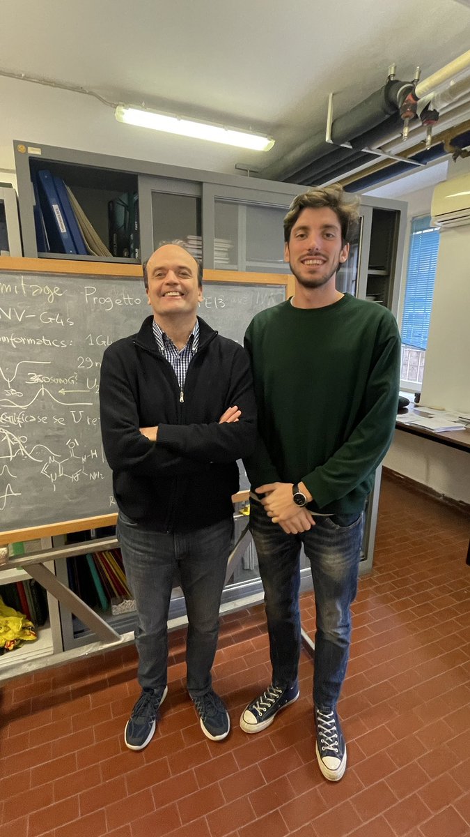 G4Lab_Pavia (@g4labp) on Twitter photo Welcome to our brand new Ph.D. student <a href="/tom_boselli/">Tommaso Boselli</a> under the supervision of Prof. Freccero. He’ll work on the targeting of G-quadruplex structures involved in neurodegenerative disease! Good luck with your project 🎊🎉🍾
<a href="/unipv/">Università di Pavia</a> #g4 #gquadruplex #neurodegeneration #phd Welcome to our brand new Ph.D. student <a href="/tom_boselli/">Tommaso Boselli</a> under the supervision of Prof. Freccero. He’ll work on the targeting of G-quadruplex structures involved in neurodegenerative disease! Good luck with your project 🎊🎉🍾
<a href="/unipv/">Università di Pavia</a> #g4 #gquadruplex #neurodegeneration #phd