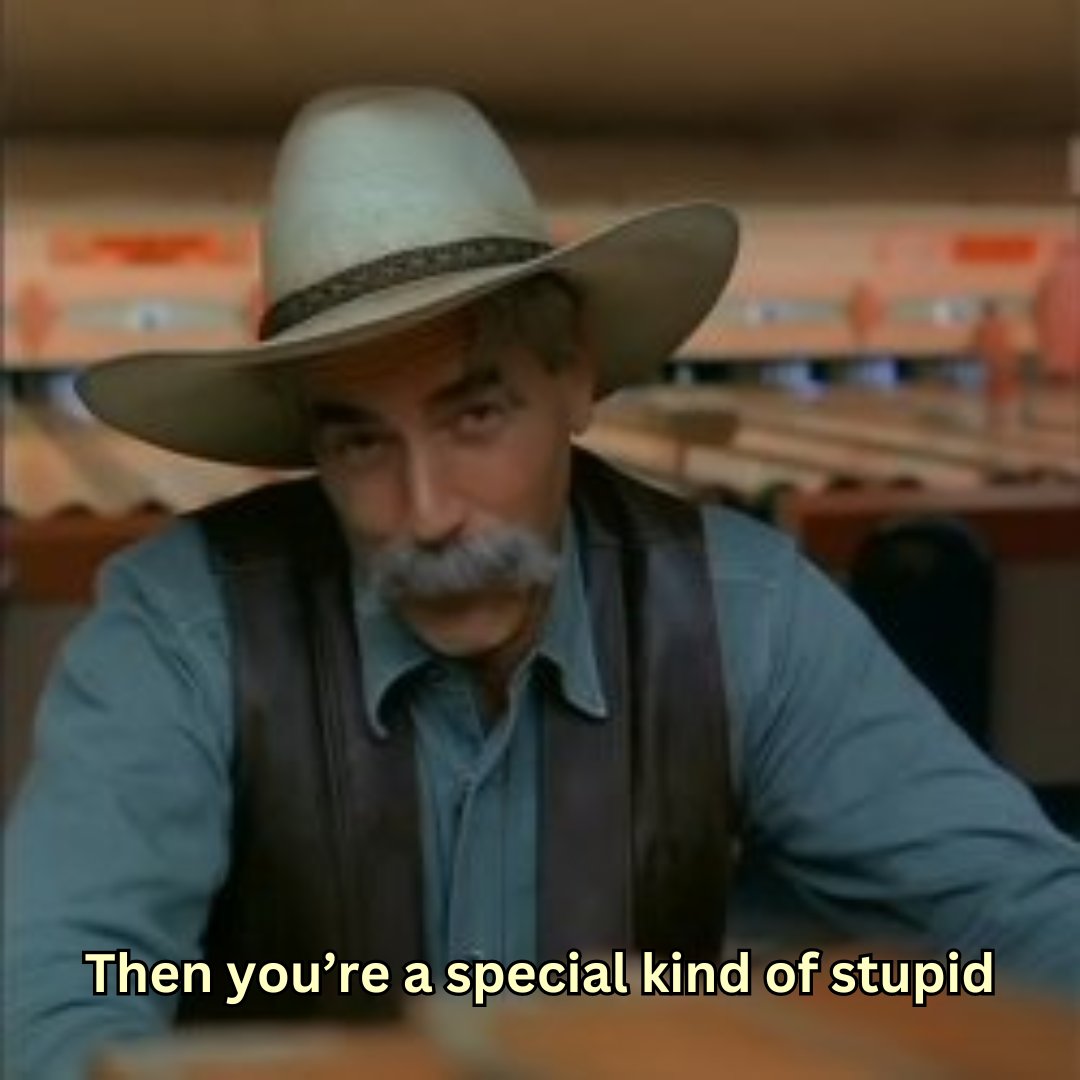 Sam Elliot has a strong meaning when you are buying and selling with unregulated brokers 👇🏼🥲