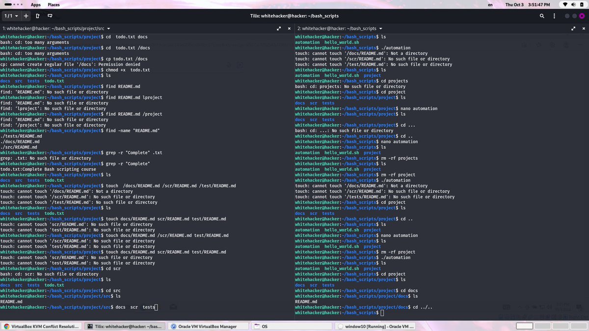 IbraheemA50's tweet image. 🌟 Day 2⃣of #30daysofbashScripting! 🌟
Today, I dived deeper into automating tasks with Bash scripting. It’s been a journey filled with trial and error, but each step brings valuable lessons. Excited to learn more about how to automate task!
#CyberSecurity @akintunero