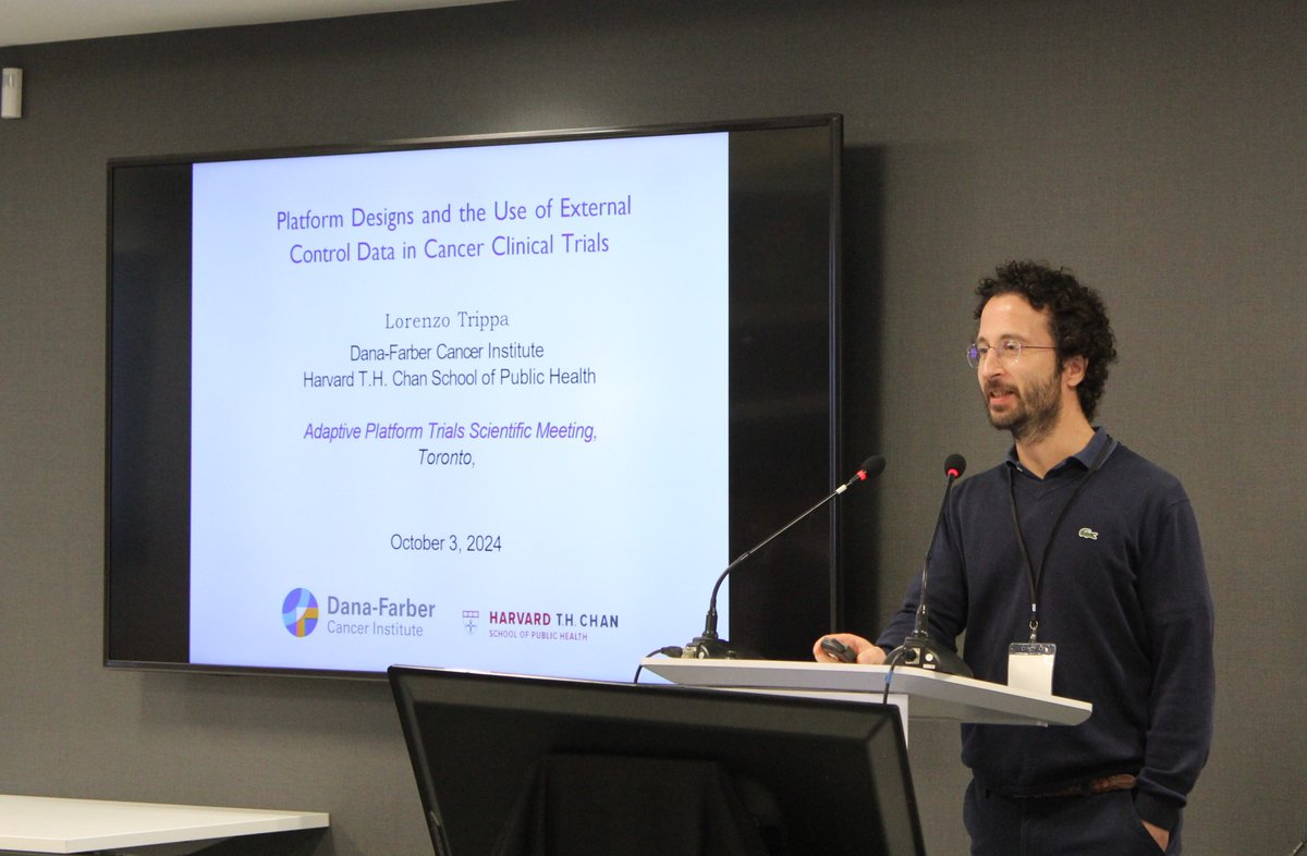 upstreamlab's tweet photo. Diving into algorithms and methodologies for the analysis of data generated by adaptive trials with Dr. @LorenzoTrippa #APT2024 https://t.co/1WQDHaUn0D