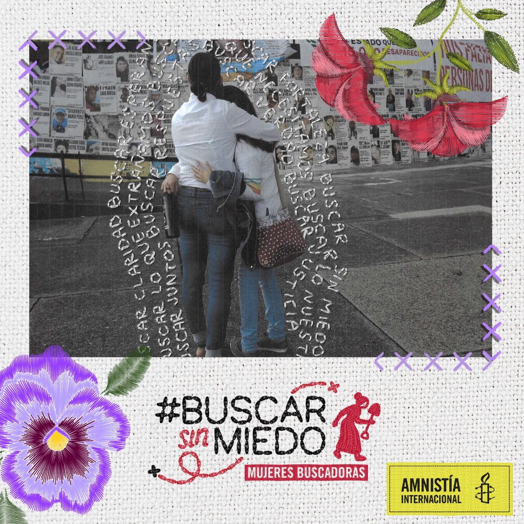 AmnistiaOnline's tweet photo. La búsqueda de personas desaparecidas es responsabilidad del Estado, pero son las mujeres quienes suelen asumir esta labor. Los gobiernos de las Américas deben garantizar el derecho de las #mujeresbuscadoras a buscar sin temor a represalias y con dignidad. #BuscarSinMiedo https://t.co/ROCNEIiXdo