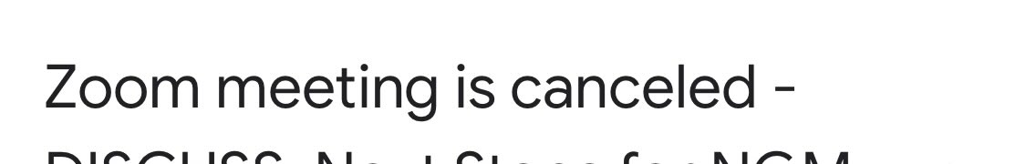 I don’t know if there is more exciting email to receive: