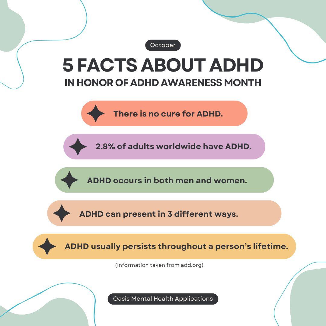 🧠 October is ADHD Awareness Month! 🧠

Let's raise awareness and support for those with ADHD.

Together, we can create a more inclusive and supportive environment.

 #ADHDAwarenessMonth #ADHD