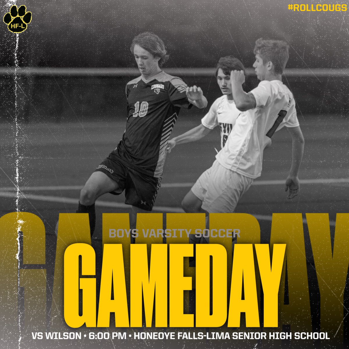 Come out and support your boys soccer team tonight at 6!