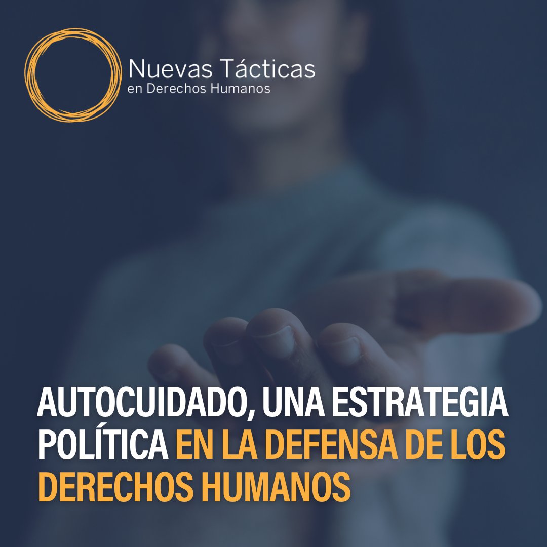 nuevas_tacticas's tweet photo. 💚 Octubre es el #MesDeLaSaludMental 💚

Defender los #DerechosHumanos puede afectar nuestra salud física, emocional y mental.

Es hora de reconocer que el autocuidado es una estrategia política esencial. Descubre más aquí: https://t.co/6DY3GPW56E

#Autocuidado https://t.co/6bTyiUQk6z