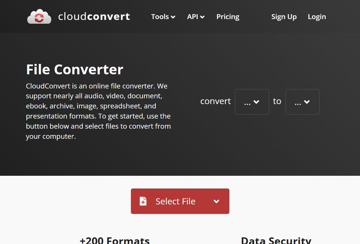 Webpop_Media's tweet image. 🔄 Convert any file type with ease: cloudconvert.com #FileConversion #Productivity&quot;