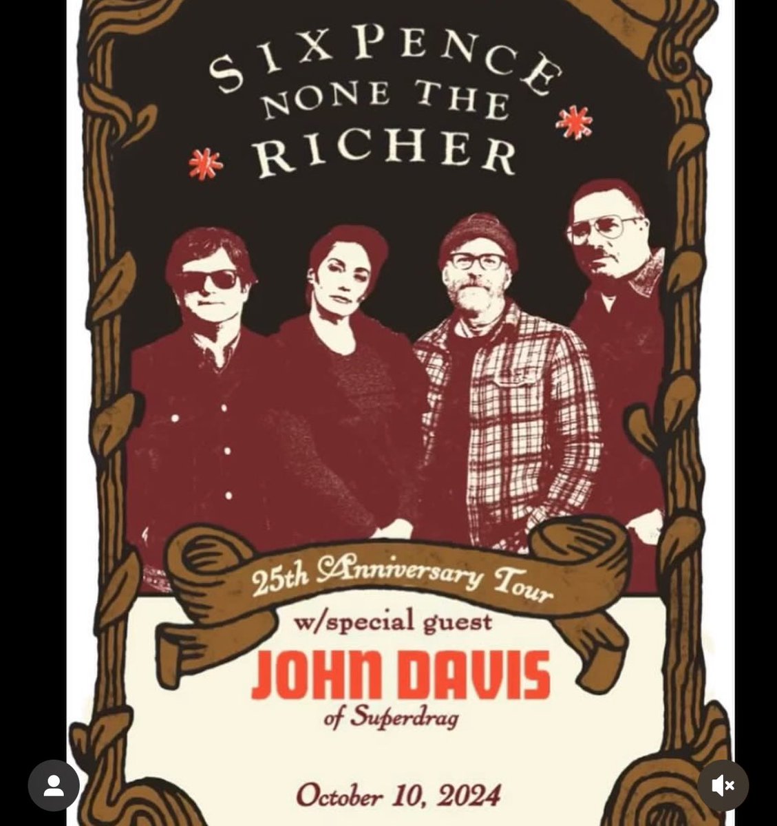 Next Thursday! John, Stewart &amp; Henry will be at @yeehawbrewing Knoxville supporting Sixpence None The Richer. They'll be playing songs from the JINX album for the first time anywhere. 7:00 Doors, 18+. We'll see you there!