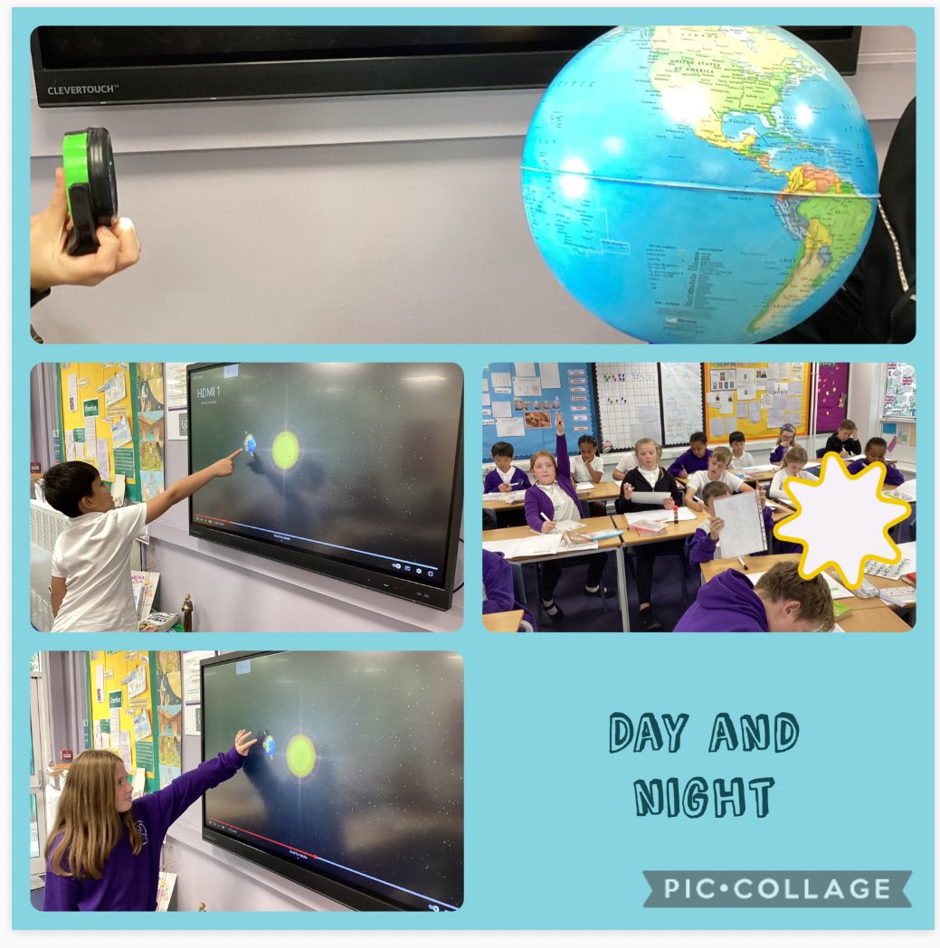 SFCPSY5's tweet photo. This afternoon we have been learning about how day and night are created! We’re looking forward to moving onto the phases of the moon next week 🌕🌚 https://t.co/Z82uyPdR8K