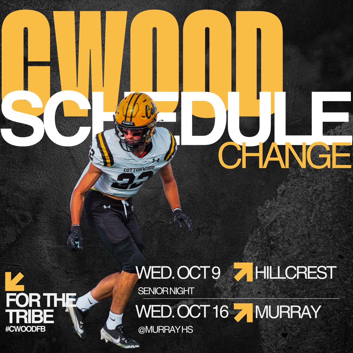 Cottonwood Football (UT) tweet media