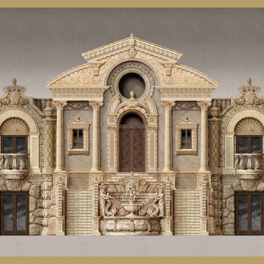 I imagine a lot of you don't know I was commissioned to do the architecture for several private homes. I love all aspects of drawing!