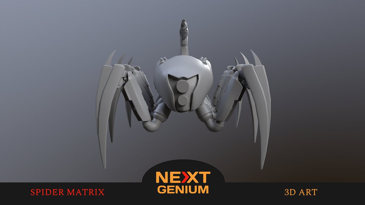 NextGenium's tweet photo. A model of Spidey from the action-platformer Spider Matrix.
#IndieGameDev #indiegame #3D #UE5 #UnrealEngine5 #SpiderMatrix https://t.co/MJTcxczXCr