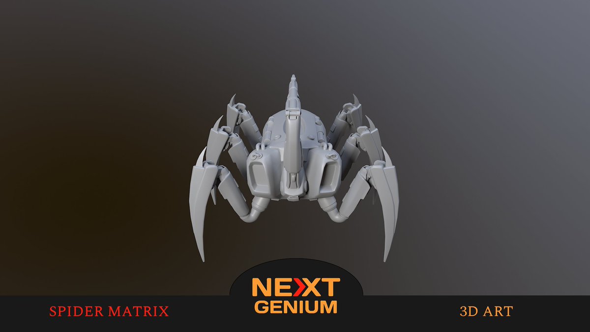 NextGenium's tweet photo. A model of Spidey from the action-platformer Spider Matrix.
#IndieGameDev #indiegame #3D #UE5 #UnrealEngine5 #SpiderMatrix https://t.co/MJTcxczXCr