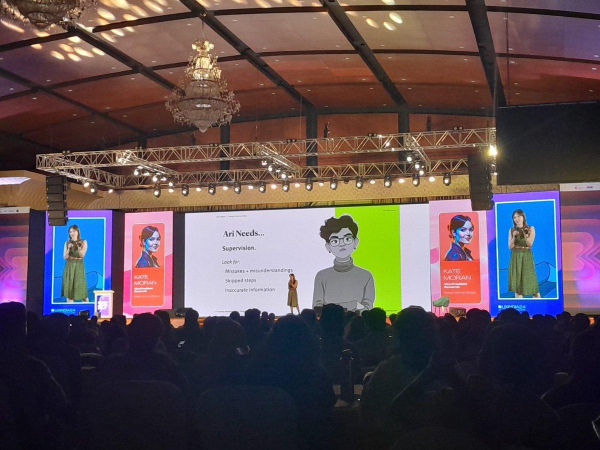 NNgroup's tweet photo. Our VPs Kate Moran &amp; Sarah Gibbons had an amazing time at #UXIndia, connecting with designers &amp; discussing AI in UX! 🙌 Thanks for having us, @uxindiaconf. 

Where should we visit next? 🌏 Let us know!

#UX #UXConference #Bangalore #AI https://t.co/02l6tSzALy