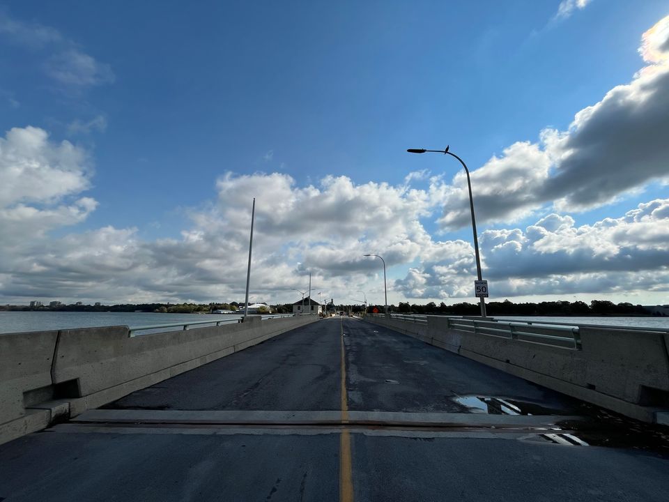 The LaSalle Causeway is reopening at noon today! Please remember to travel safely and stay aware of others on the road. Updated transit service across the bridge will begin this Saturday: bit.ly/4b8c9dL