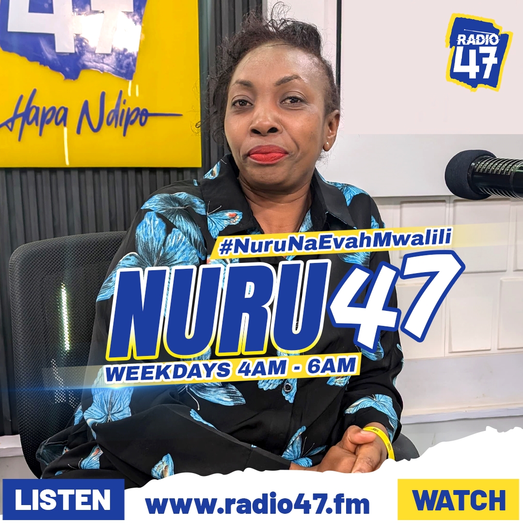 Radio 47 (@radio47_kenya) on Twitter photo Good morning, karibu ndani ya #NuruNaEvahMwalili. Unapokea nuru ukiwa wapi?
#HapaNdipo
<a href="/EvahMwalili/">Mama Taifa Evah Mwalili</a> Good morning, karibu ndani ya #NuruNaEvahMwalili. Unapokea nuru ukiwa wapi?
#HapaNdipo
<a href="/EvahMwalili/">Mama Taifa Evah Mwalili</a>
