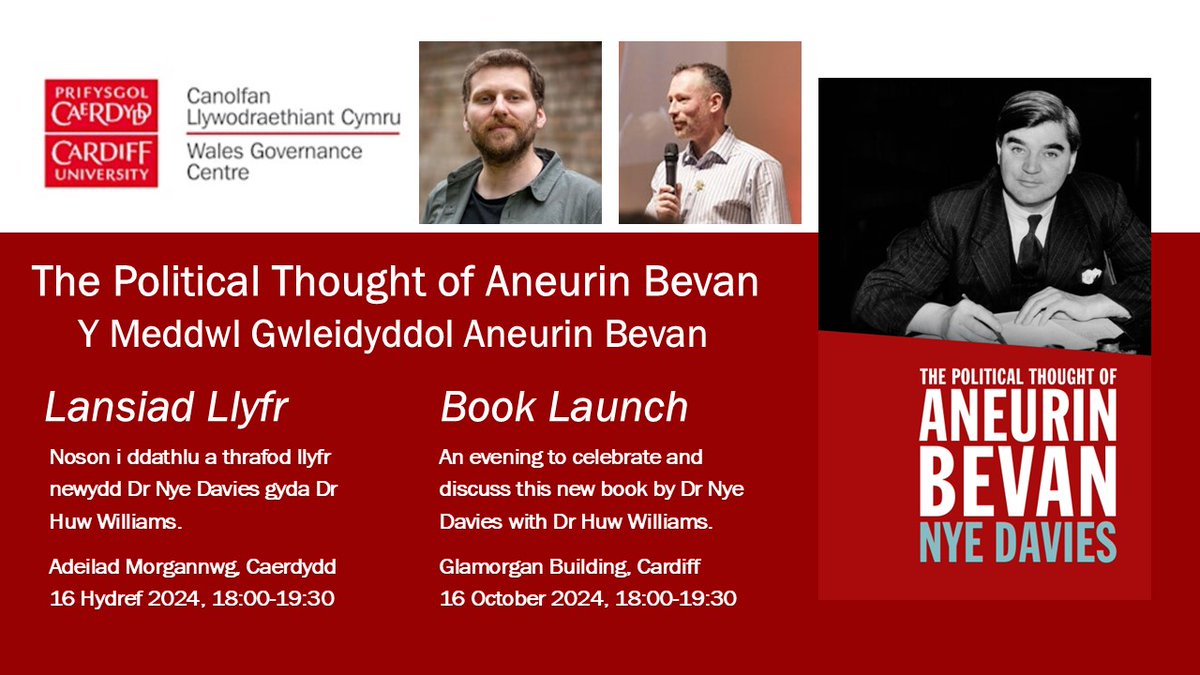 Nye Davies (@nye_davies) on Twitter photo Upcoming event!
Join me and <a href="/HuwL1oyd/">Huw L Williams</a> on 16 October at Cardiff University where we will be chatting about all things Bevan, Labour and socialism.
Eventbrite details to follow soon! Upcoming event!
Join me and <a href="/HuwL1oyd/">Huw L Williams</a> on 16 October at Cardiff University where we will be chatting about all things Bevan, Labour and socialism.
Eventbrite details to follow soon!