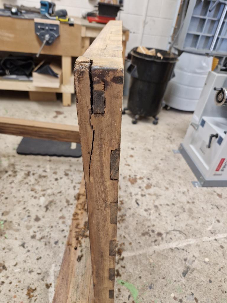 More scraping today. Looking good though apart from this bit of damage which will provide a nice opportunity to use some hand skills. #Joinery #Boatbuilding #Shipwright #Skills #Hartlepool