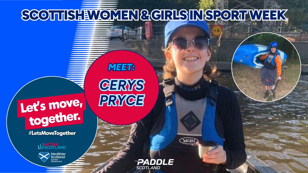 Scottish Women &amp; Girls in Sport Week
Meet: Cerys Pryce
Role: University of St. Andrews CC Captain &amp; member of Titans Canoe Club
"I've loved to see how canoe polo has become a bigger part of the uni club the past few years... I love to see players build confidence."
#SheCanSheWill