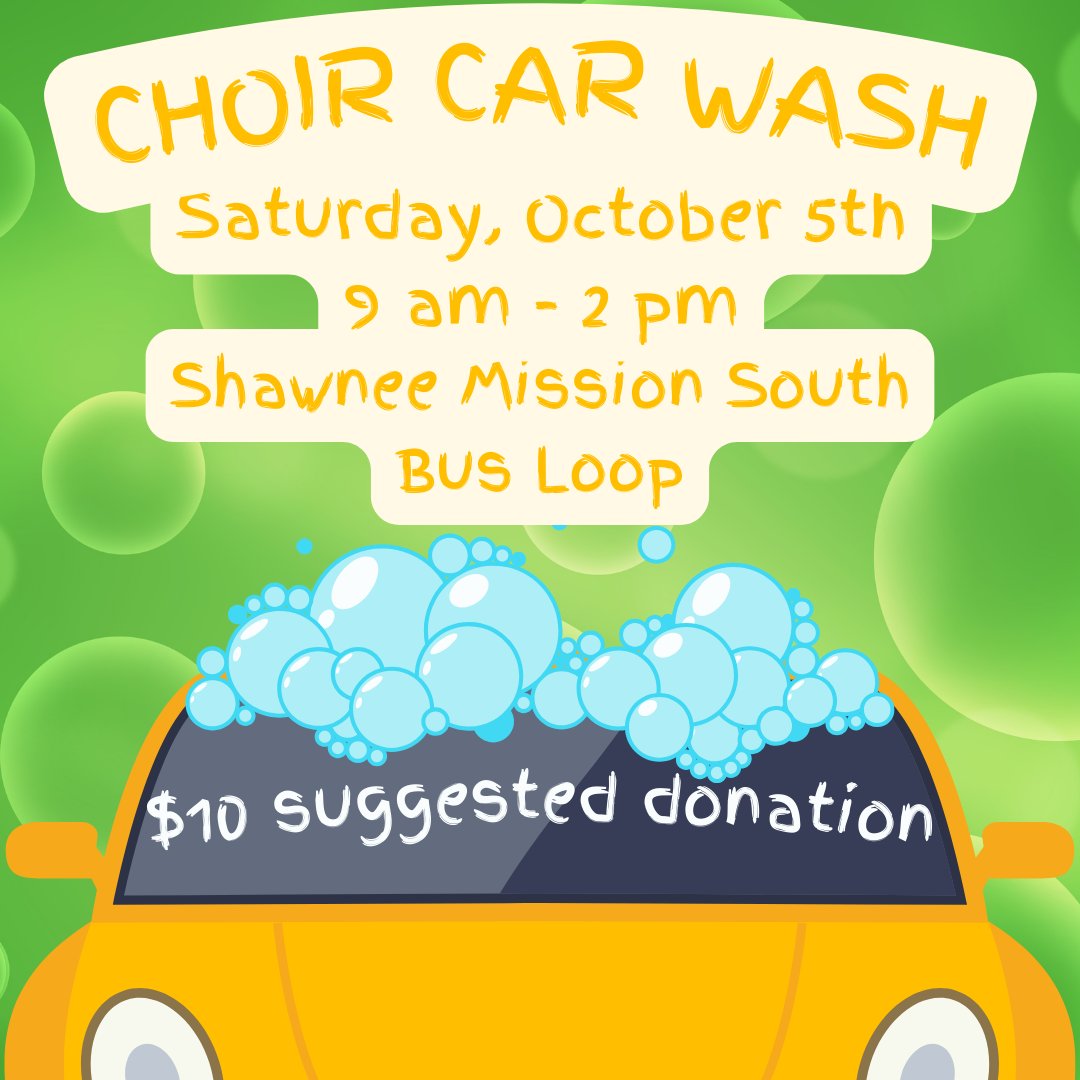 After a successful Fall concert, we are ready to put in some elbow grease and wash cars for fundraising! Will you help us out? Bring your car, stop by this Saturday, and we'll wash your car!! We'll be waiting at the bus loop!