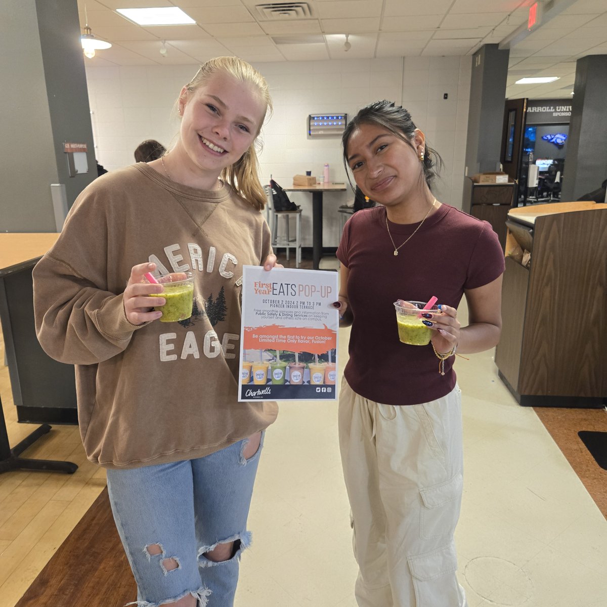CarrollUDining's tweet photo. Missed our First Year Eats Pop-up with Public Safety? It's okay! We have more amazing events on the way for October! Join us next Wednesday for a special dinner in the MDR celebrating Hispanic Heritage Month. #carrolludining https://t.co/XTPh6ZFBaT