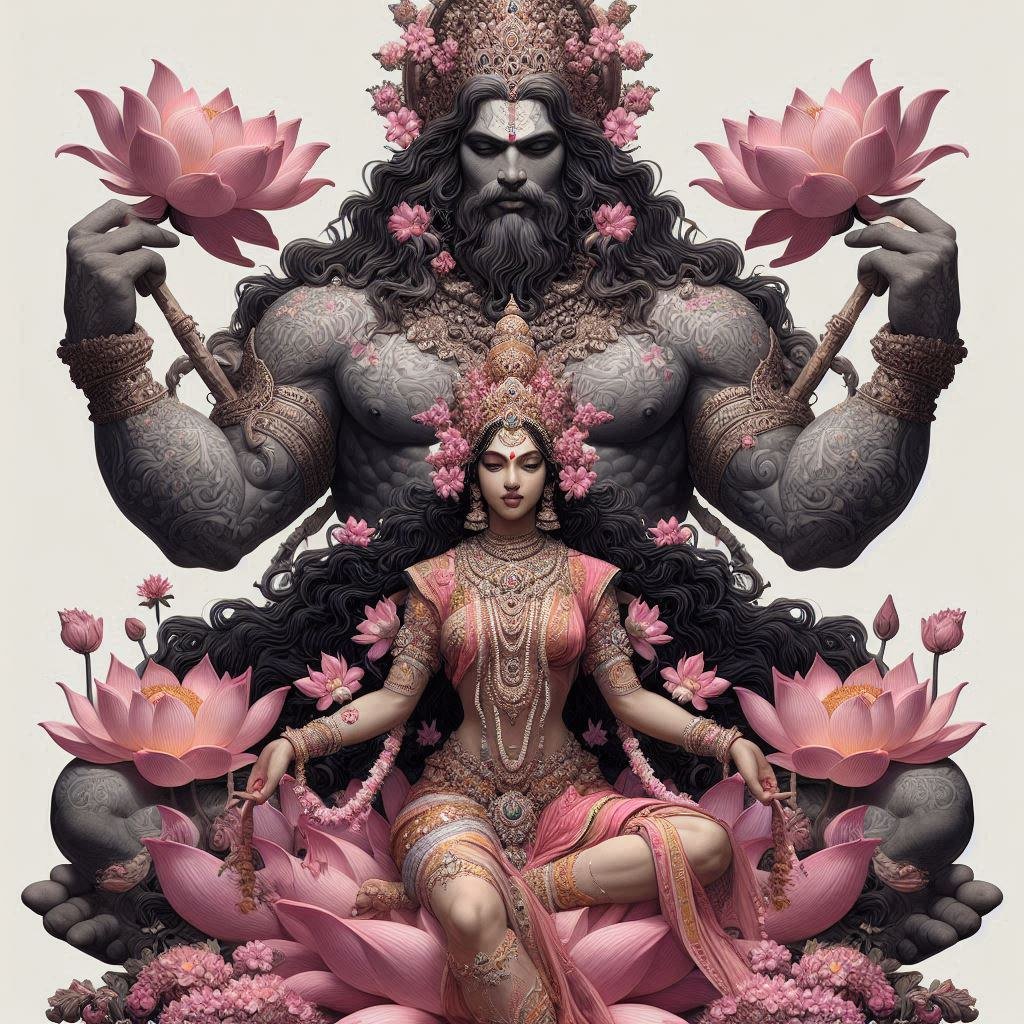 Ammeetabha's tweet photo. Happy Navaratri 🪷🪷🪷🩶❤️🧡💛💚💙💜🩵🤍 https://t.co/C85GsKbYlt