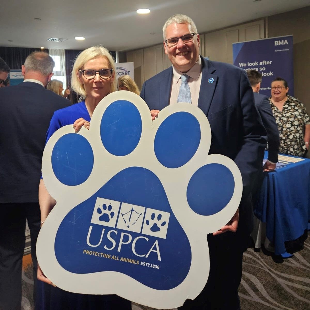 USPCA_Official's tweet image. The USPCA and @LACS have been attending political conferences, asking politicians to support a ban on hunting with dogs in NI. 

We’re looking forward to having positive engagement with the SDLP this weekend! 

Sign the petition 👉 buff.ly/3WW0SZ8 

 #EndHuntingWithDogs