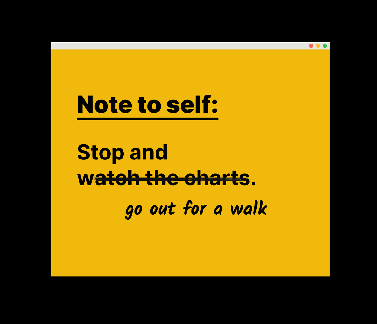 Make changes and remind yourself every time.